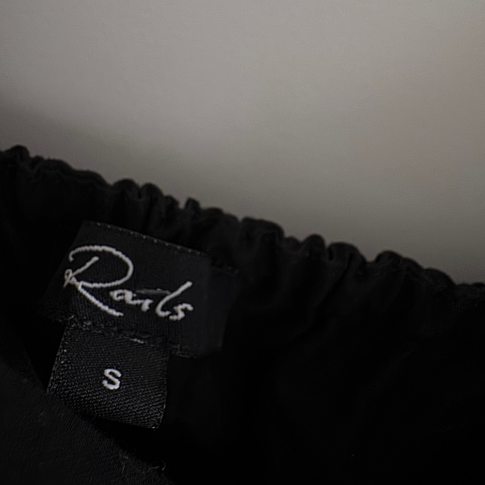 Rails Baja Dress In Black
Ivory Palm Trees Black Embroidered Sundress w Tassel S - Picture 15 of 15